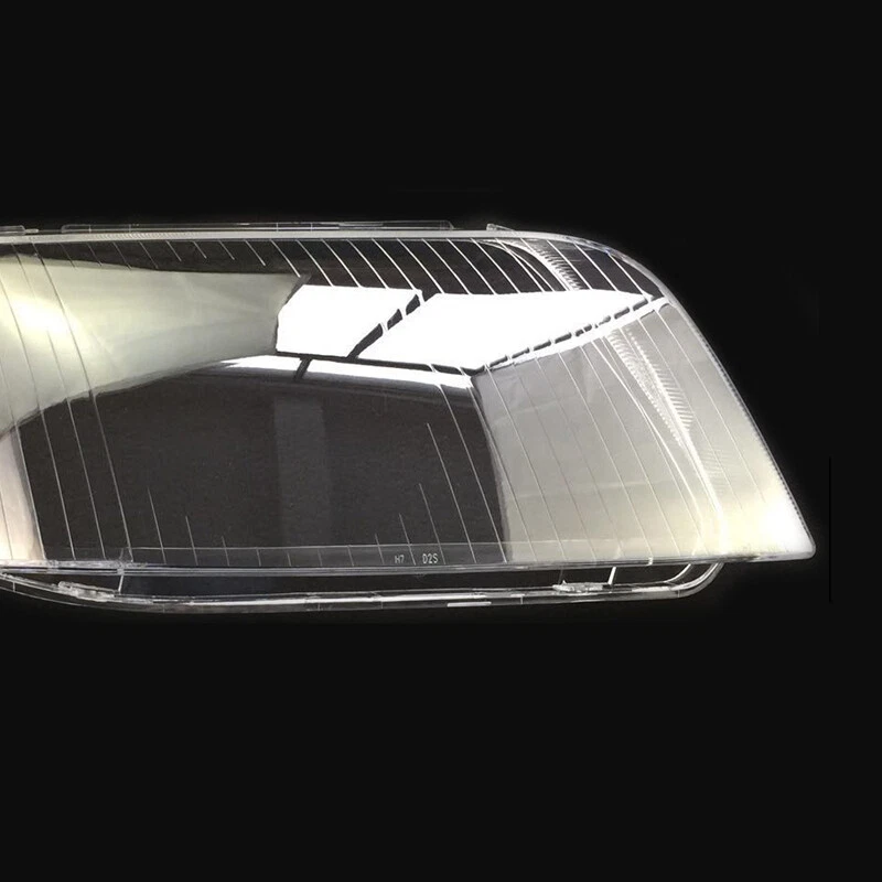 Left Right Side Transparent Headlight Lens Shell Fit For Audi A6 S6 2002-2004 - Imagem 4 de 4