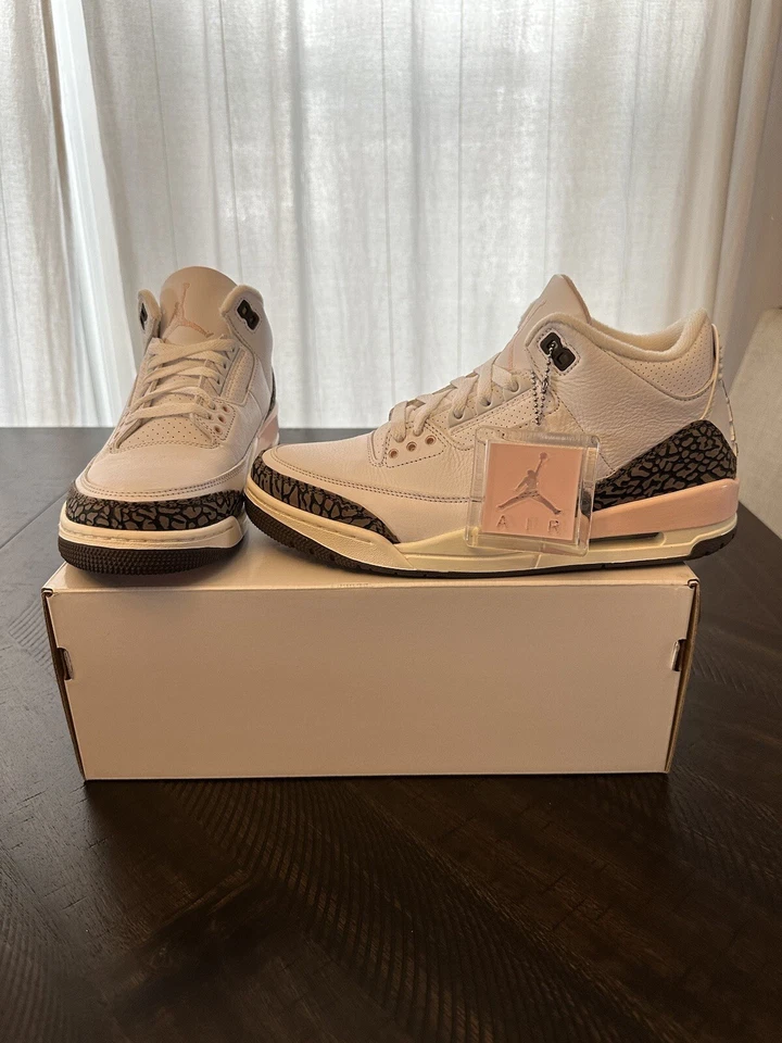Air Jordan 3 ретро неаполитанский W размер 9,5 - Изображение 2 из 4