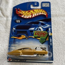 Hot Wheels EVIL TWIN - Color Variation Lot - 2002 #123 - RARE Yellow & Gold Met
