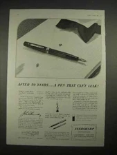 1935 Eversharp Fountain Pen Ad - Can't Leak
