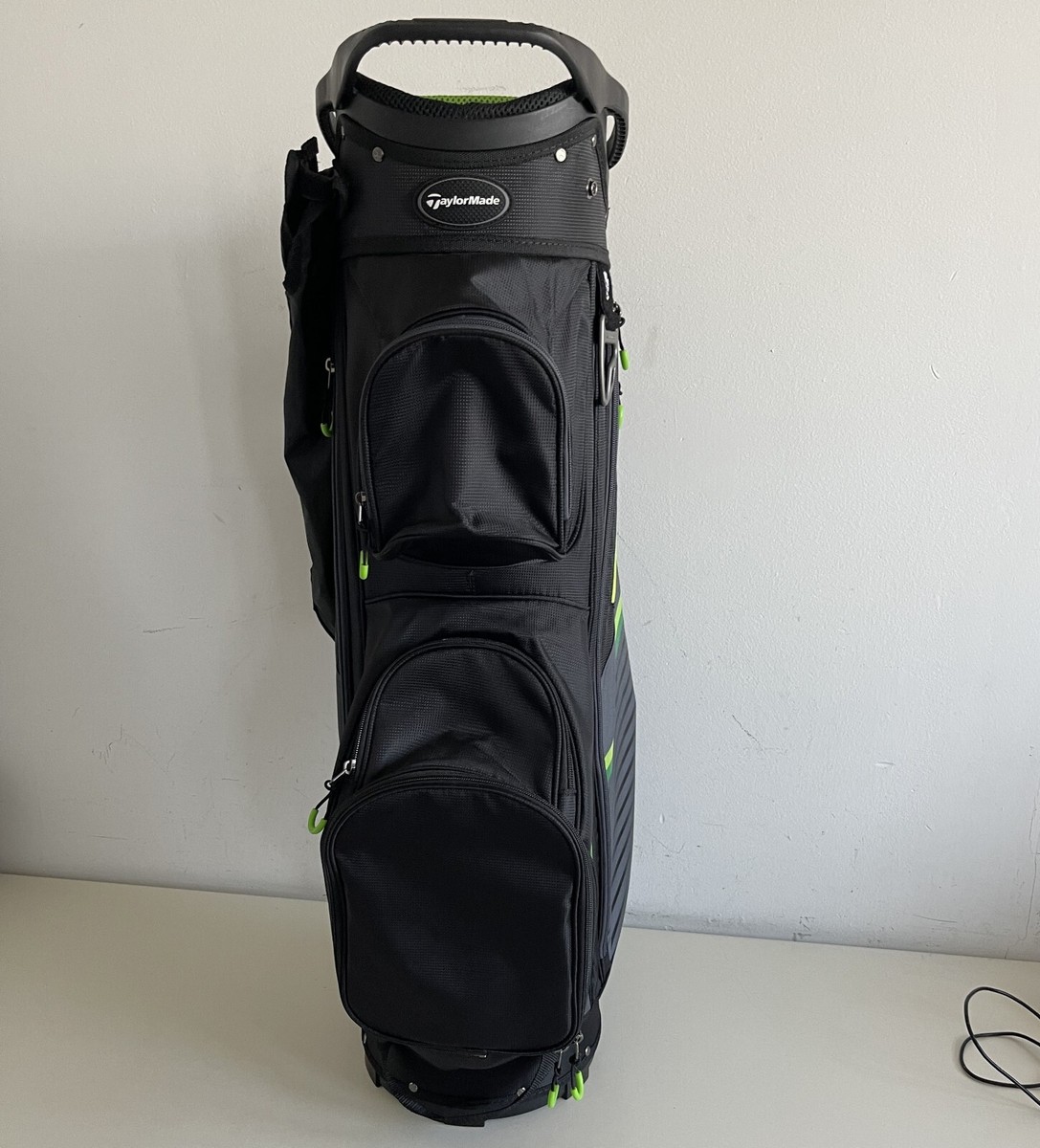 New TaylorMade Golf Cart Bag 14 Slots Way Top Rain Cover