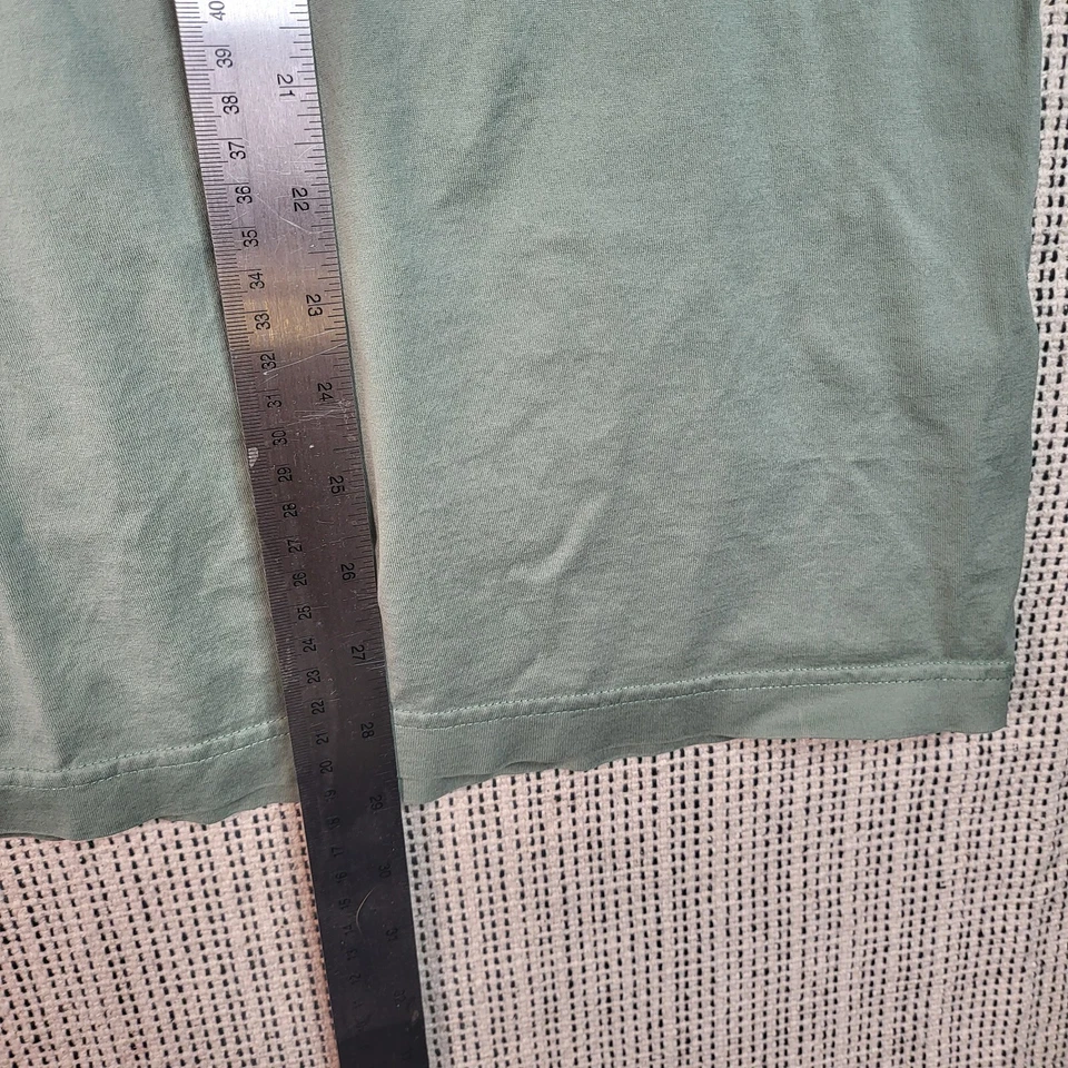 Camisa Polo Pebble Beach Para Hombres Años 60 Dos Capas Algodón Mercerizado Manga Corta L Oliva Foto 3 de 4