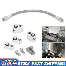 Coolant Steam Port Crossover LS Throttle Body Bypass Hose Kit LS1 Cylinder Head
