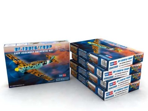 HobbyBoss 80261 Messerschmitt Bf109 E4/Trop 1/72 Scale Plastic Model Kit - Picture 2 of 7
