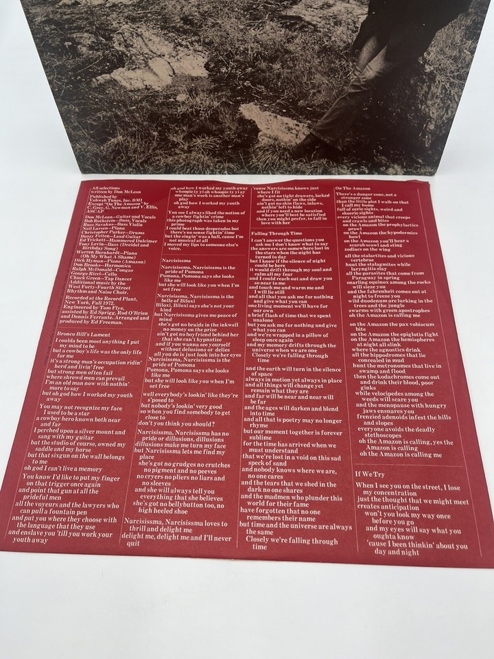 Don McLean ‎ Don McLean LP 1972 United Artists Records ‎ UAS 29399 VG