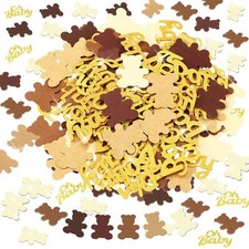 500 Pcs We Can Bearly Wait Baby Shower Decorations Bear Baby Shower Table Con...