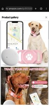 Smart Pet Tracker GPS Device for Dogs Cats - No Monthly Fee, Lightweight De...