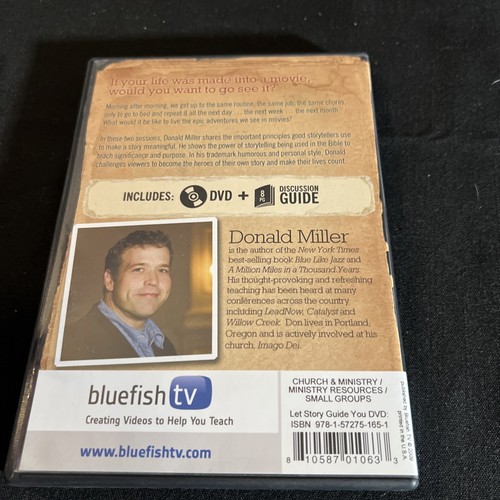 Donald Miller :Let Story Guide You 2 Sessions 1x DVD + Discussion Guide. Rare. - Picture 5 of 8