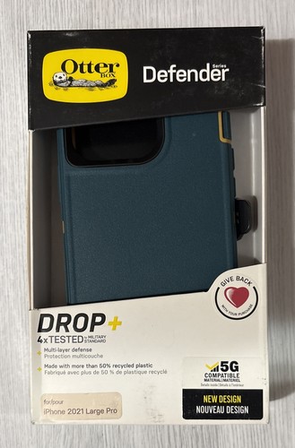 OtterBox DEFENDER SERIES Case For iPhone 13 Pro, Hunter Green