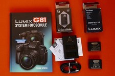 Panasonic Lumix G81 Buch 2x Akku DMW-BLC12 Dual Ladegerät 