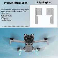 Landing Gear Set For DJI Mini 5 Pro Bracket Height Increasing Tripod Legs Gimbal