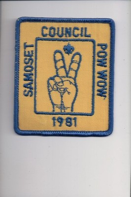 1981 Samoset Council Pow Wow patch