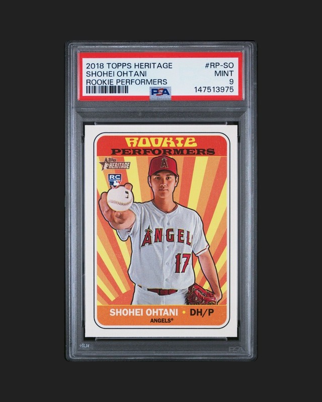 2018 Topps Heritage High Number - Rookie Performers Shohei Ohtani PSA 9 (RC)