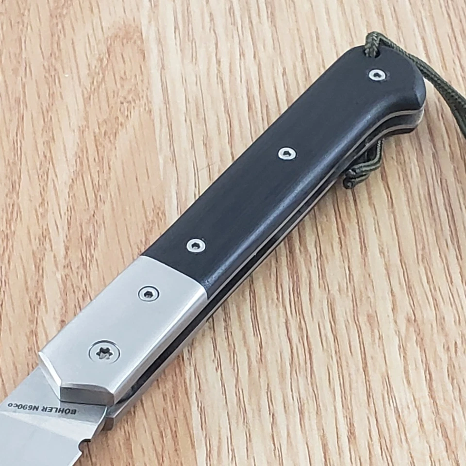 Cuchillo Plegable Nieto Cabritera 3.5" Bohler N690 Hoja Acero G10/Mango Inoxidable Foto 4 de 4