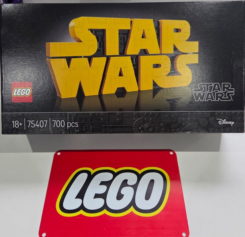 LEGO Star Wars: Brick-Built Star Wars™ Logo (75407) - Brand New