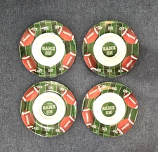 Game On- Chip and Dip Plates (Set Of 4)