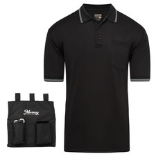 Baseball/Softball Umpire Shirt Accessory Bundle - Shirt, Bag, Brush, Indicato...