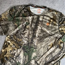 Game Winner Men T-Shirt L Realtree Xtra Camo Long Sleeve Crew Neck