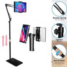 69" Height Adjust Floor Stand Tablet For iPad Kindle Cell Phone Mount Holder
