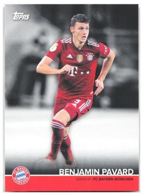 Benjamin Pavard 2021-22 Topps FC Bayern München Team Set BCM-BP FC Bayern Munche