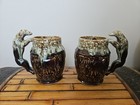Vintage Harker Rockingham Hound Handle Mugs Pair 18 oz Ohio Pottery — photo 6