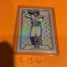 2024 Panini Phoenix - Contours Bo Nix #CON-BNX (RC) Denver Broncos Rookie