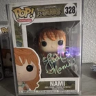 Funko Pop! Vinyl One Piece Nami #328 Autographed Zobie Pop Drop Exclusive