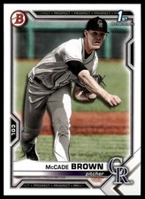 2021 Bowman Draft #BD-59 McCade Brown