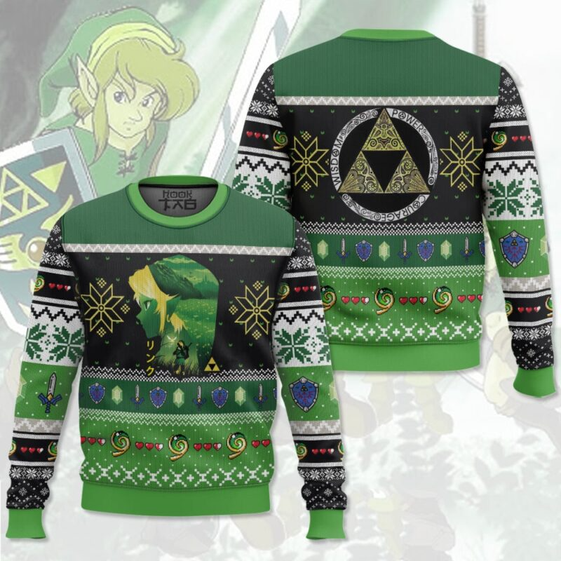 Link The True Hero Legend Of Zelda Ugly Christmas Sweater