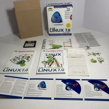 Vintage Suse Linux 7.0 Personal Big Box **** Missing Disc 1***
