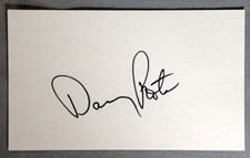 Original  NHL  Vancouver Canucks Darcy Rota  Signed Index Card
