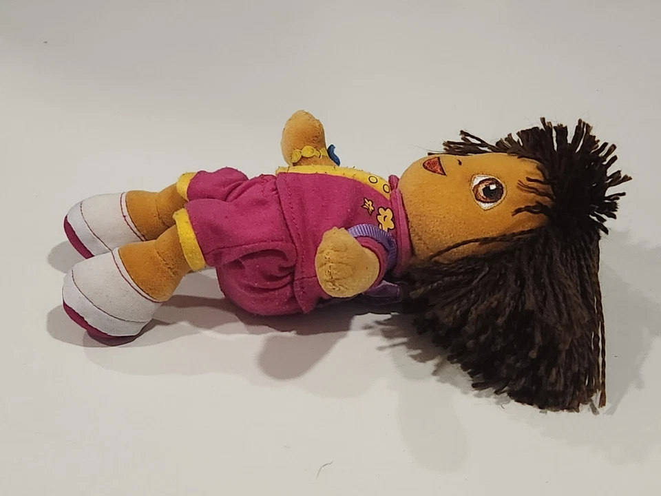 Dora la Exploradora Ty Beanie Bebé 7" Hilo Pelo Muñeca Peluche Juguete China Foto 4 de 4