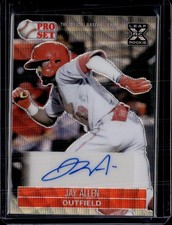 2021 Pro Set Metal - 1991 Pro Set Base Autographs Wave Red #PS1-JA1 Jay Allen