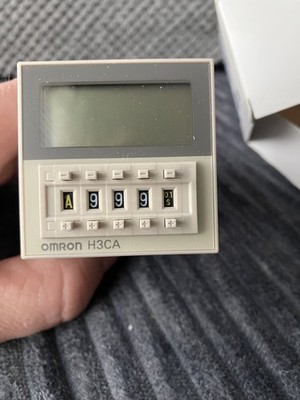 Omron H3CA-A Solid-State Timer Gray Multifunction Digital Display 24-240VAC