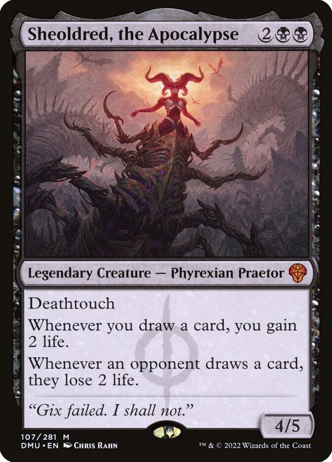 MTG Magic the Gathering Sheoldred, the Apocalypse (107/552) Dominaria United NM
