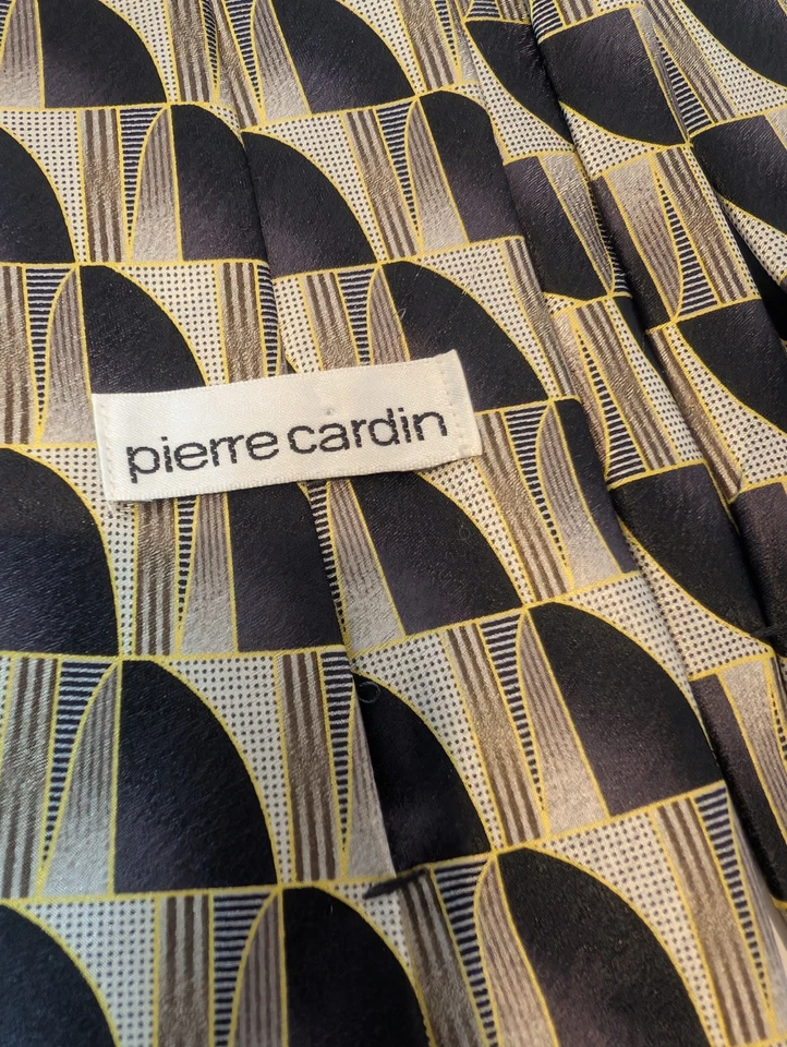 Винтажный Pierre Cardin коричневый и золотой - Изображение 4 из 4