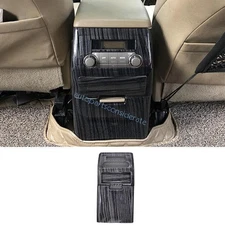 For Toyota Highlander 2008-2012 2013 Dark Wood Grain Rear Air Outlet Vent Frame