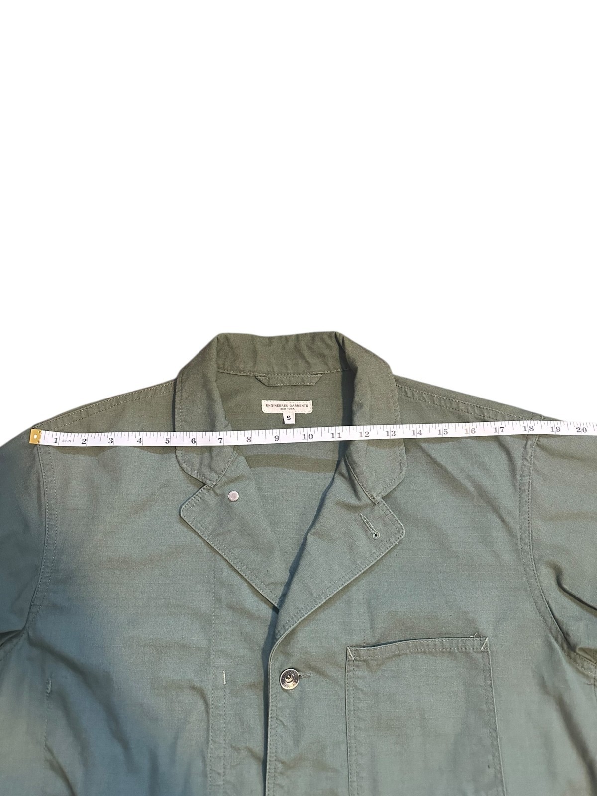 Engineered Garments Nyco Ripstop Jacket Olive Siz… - image 5