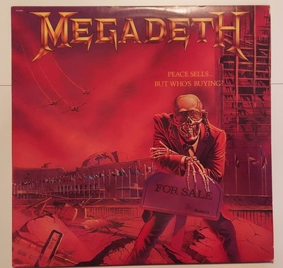  Megadeth Peace Sells But Who's Buying? 1986 Capitol LP Record Album 