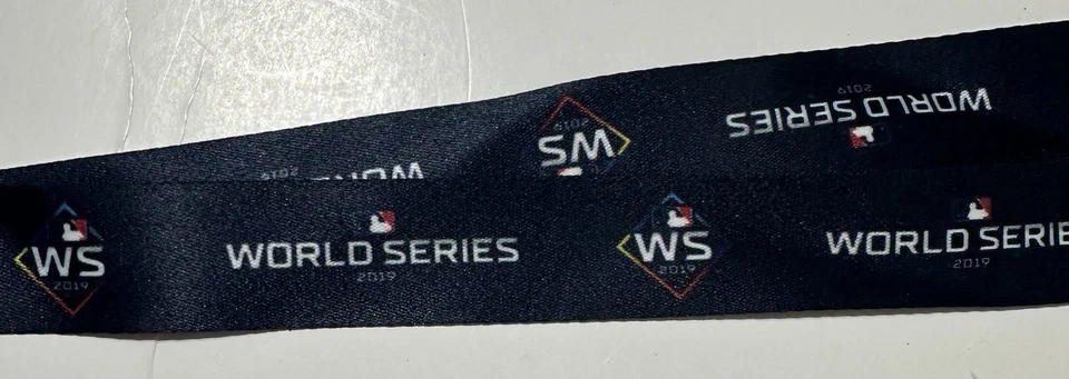 2019 Major League Baseball World Series Lanyard New - Image 2 of 3
