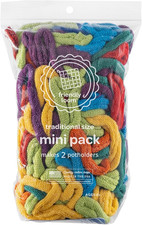 Friendly Loom 7 Traditional-Sized Multicolor Potholder Weaving Loops Craft