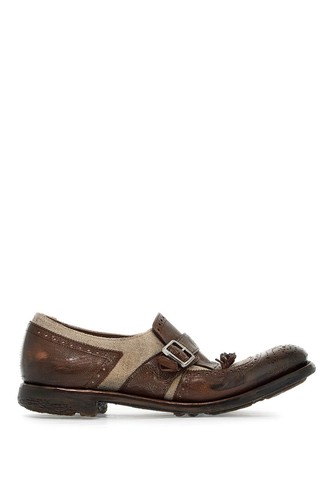 Loafers CHURCH'S Woman Tg. 11 US DO00089QG F0XZF Brown - 第 1/3 張圖片