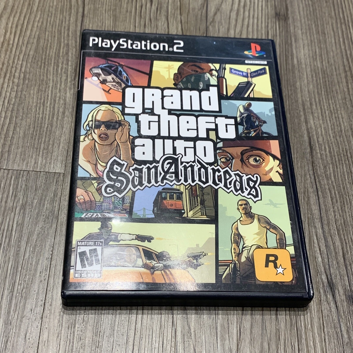 Grand Theft Auto: San Andreas - PlayStation 2 MANUAL INCLUDED + POSTER