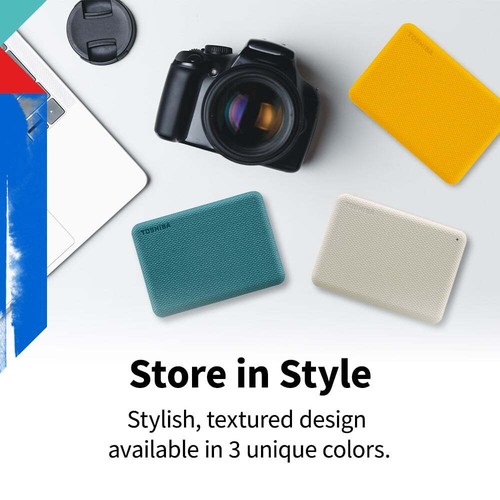 Canvio Advance Plus tragbare externe 2TB Festplatte - Honig - Bild 6 von 12