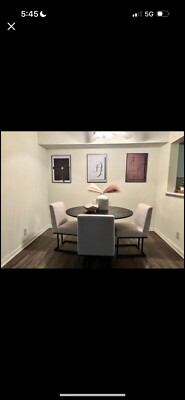 modern dining room set table 4 chairs