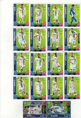 CARD TOPPS MATCH ATTAX CHAMPIONS LEAGUE 2015/16 B.M'GLADBACH Figure