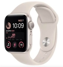 Apple Watch SE 40mm Starlight Aluminum Case with Starlight Sport Band - GPS 