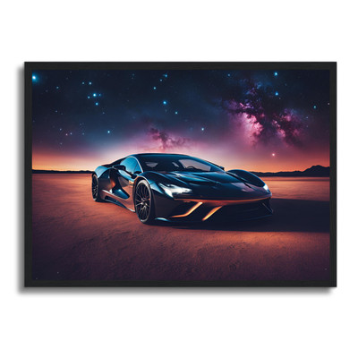 Auto Poster gerahmtes Wandbild Fahrzeug Man Cave Bild A4 - A1 Wohndeko Design