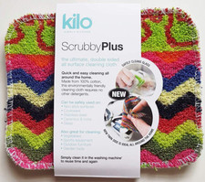 Estropajo sin arañazos Kilo Scrubby Plus con delicado paño de limpieza lateral