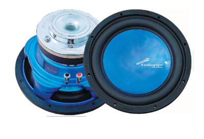 Audiopipe Fat Boy Serie 30cm 12'' Subwoofer 750W Doppelschwinger Doppelschwingspu